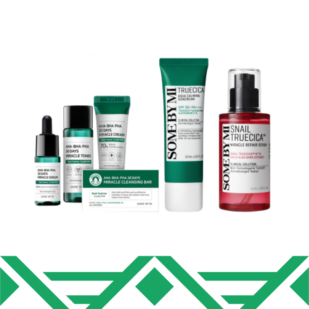 مجموعة العناية بالبشرة الدهنية والمختلطة - +25 سنة