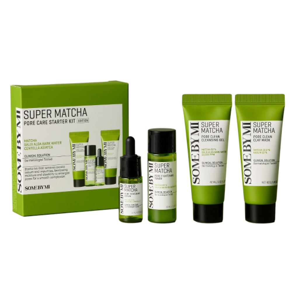 مجموعة سوبر ماتشا للعناية بالمسام