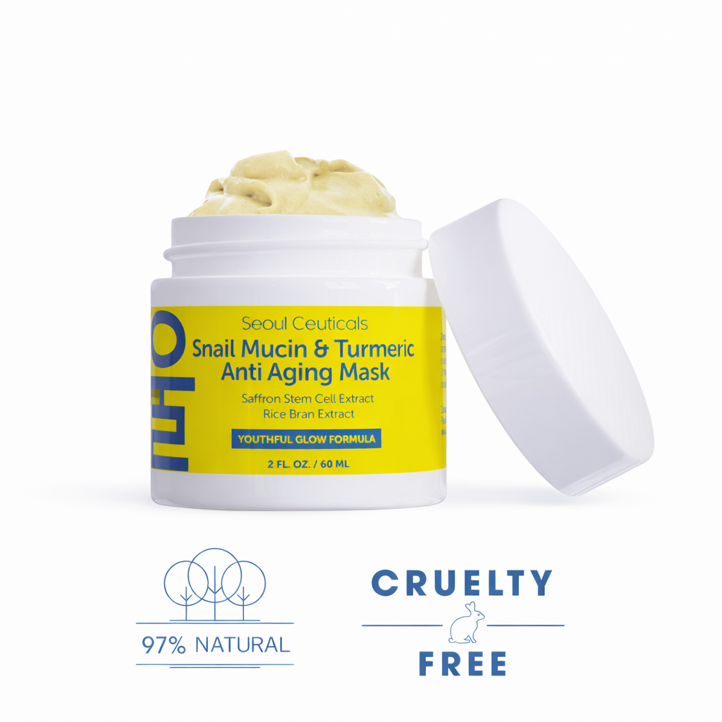 سيول قناع مستخلص الحلزون والكركم 60مل