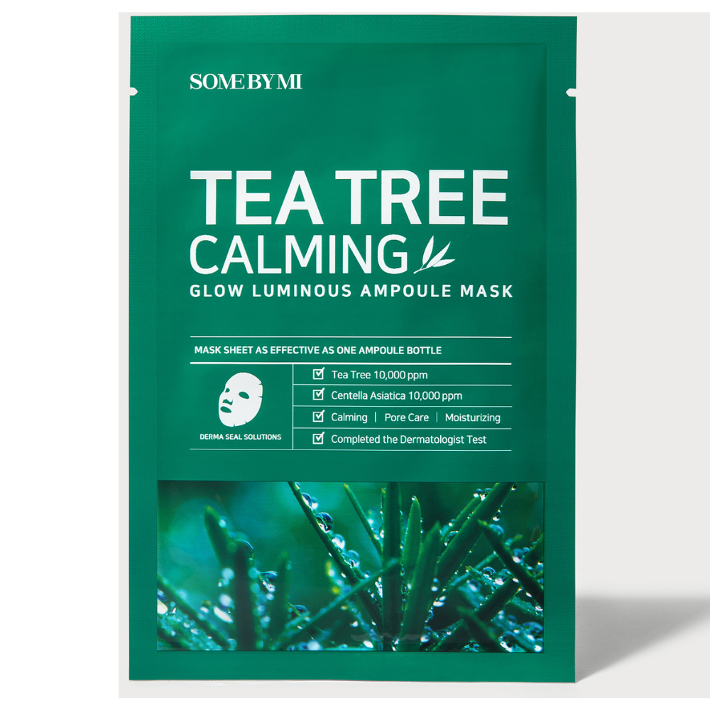 قناع الشاي الأخضر لتهدئة البشرة 1قناع