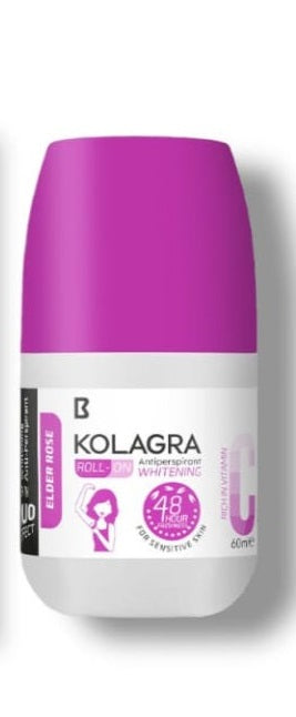 كولاجرا رول أون مزيل العرق ومفتح - عطر الورد 60مل