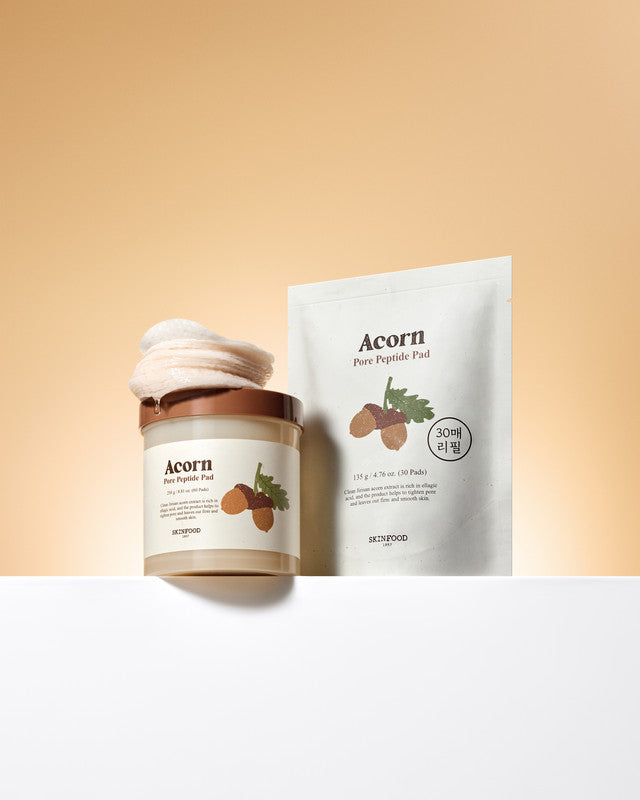 سكن فود مسحات البلوط والببتيد للعناية بالمسام 250 جم (60 مسحة)