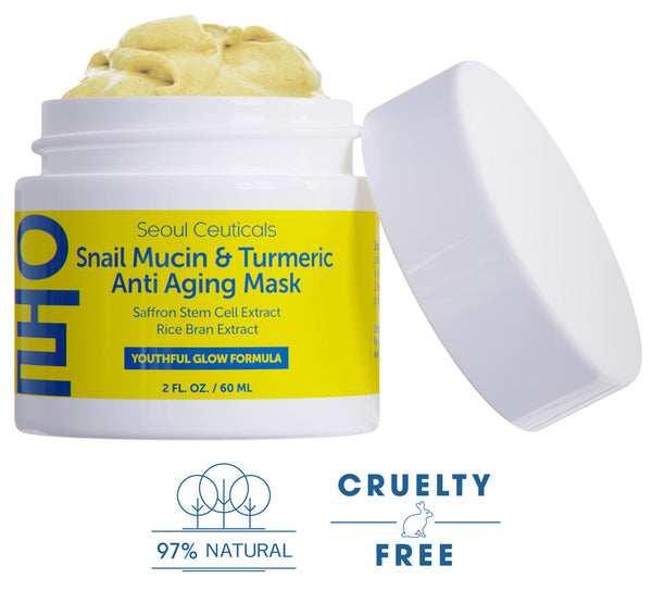 سيول قناع مستخلص الحلزون والكركم 60مل